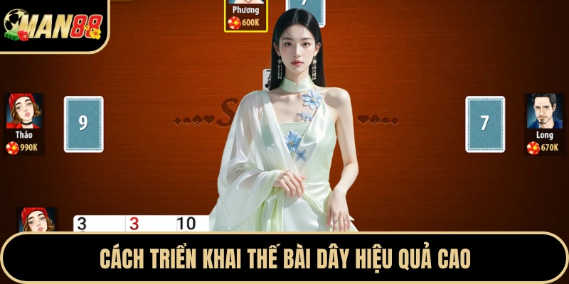 Cách triển khai thế bài dây hiệu quả cao