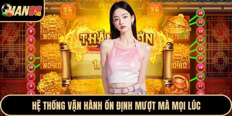 Hệ thống vận hành ổn định mượt mà mọi lúc