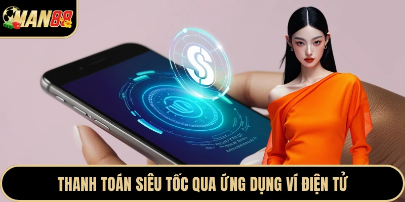 Thanh toán siêu tốc qua ứng dụng ví điện tử